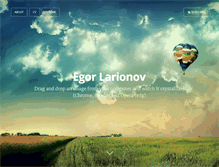 Tablet Screenshot of egorlarionov.com